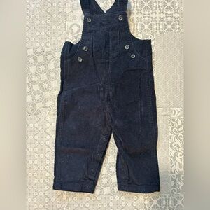 Carter’s navy blue corduroy 12 month boy overalls